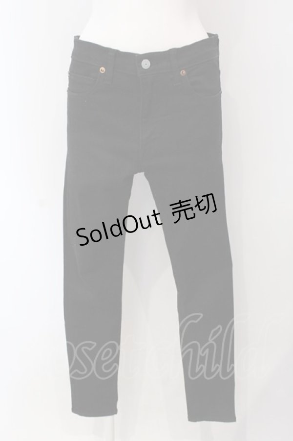 画像1: RNA / ロークロッチサルエルスキニーパンツ S ブラック O-25-04-10-088-PU-PA-YM-ZT59 (1)