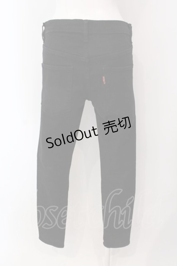 画像3: RNA / ロークロッチサルエルスキニーパンツ S ブラック O-25-04-10-088-PU-PA-YM-ZT59 (3)