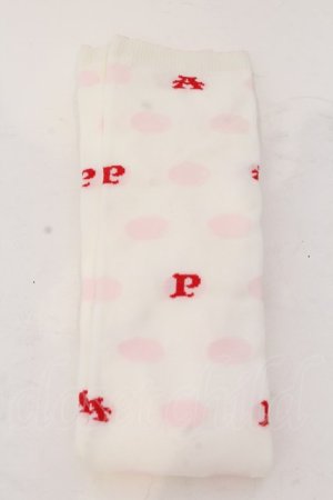 画像: Angelic Pretty / カラフルドットオーバーニー  シロ×ピンク×アカ O-25-04-10-090-AP-ZA-IG-OS