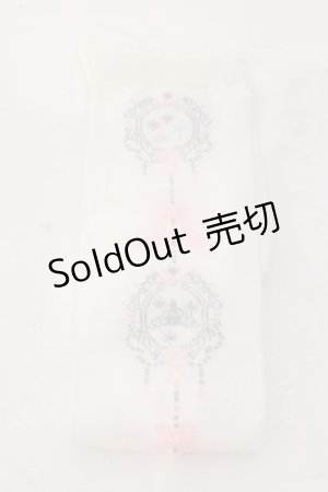 画像: 【SALE】BABY,THE STARS SHINE BRIGHT / Cinderella Jewelryオーバーニーソックス  シロ O-25-05-27-1015-BA-ZA-IG-ZT394-F005