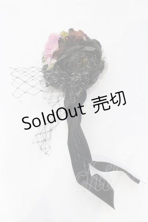 画像: 【SALE】Atelier Beatrice / コサージュクリップ  ブラック系 O-25-05-30-1052-GO-AC-IG-ZT271