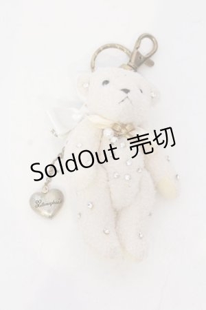 画像: metamorphose / キラクマキーホルダー  オフシロ O-25-04-10-101-ME-ZA-IG-OS