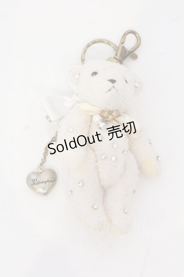 画像1: metamorphose / キラクマキーホルダー  オフシロ O-25-04-10-101-ME-ZA-IG-OS (1)
