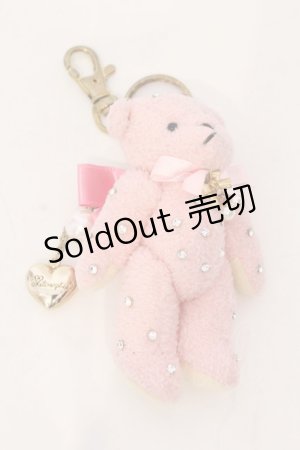 画像: metamorphose / キラクマキーホルダー  ピンク O-25-04-10-102-ME-ZA-IG-OS