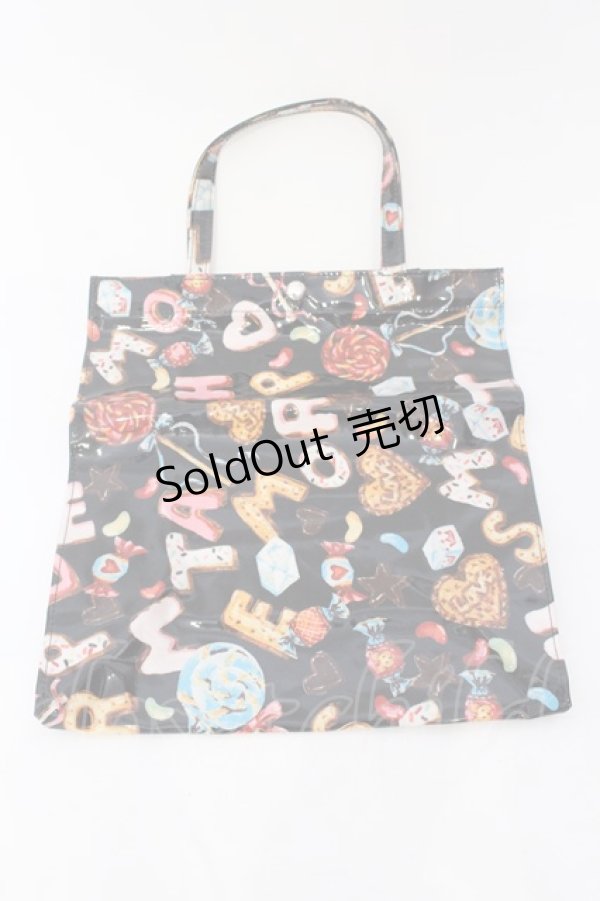 画像1: metamorphose / オリジナルビスケット柄Bag  クロ O-25-04-10-115-ME-BG-OW-OS (1)