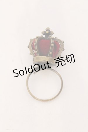 画像: Innocent World / 別珍クラウンリング  アンティークゴールド O-25-04-10-118-IW-AC-OW-OS