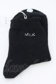 画像1: MILK / ハイソックス   O-25-04-10-124-ML-ZA-OW-OS (1)