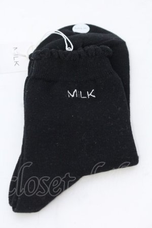 画像: MILK / ハイソックス   O-25-04-10-124-ML-ZA-OW-OS