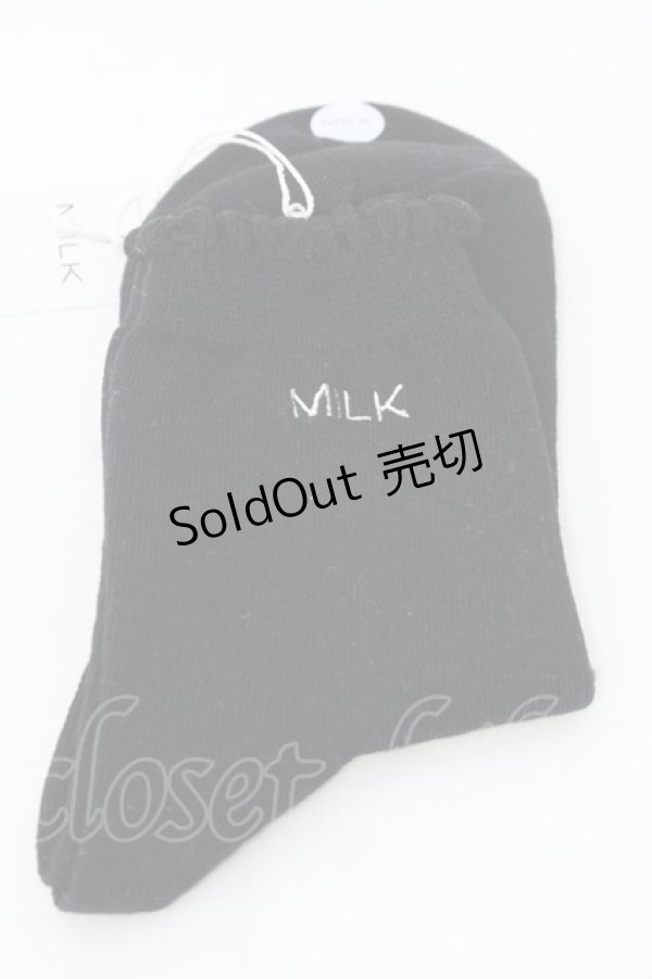 画像1: MILK / ハイソックス   O-25-05-27-1016-ML-ZA-OW-ZT445-F009 (1)