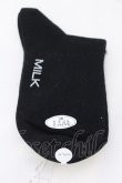 画像2: MILK / ハイソックス   O-25-04-10-124-ML-ZA-OW-OS (2)