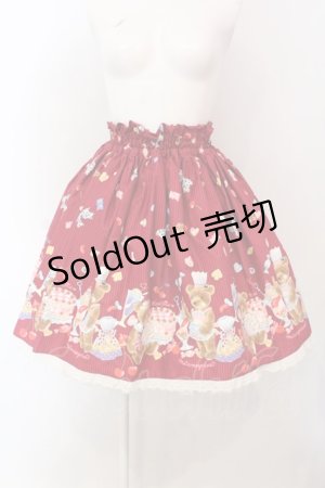 画像: metamorphose / くまパティシエスカート  ワイン O-25-04-10-013-ME-SK-IG-OS