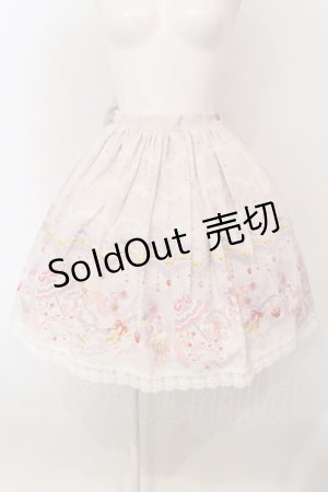 画像: BABY,THE STARS SHINE BRIGHT / シズクレースのロコココモノ柄スカート  ラベンダー O-25-04-10-015-BA-SK-IG-OS