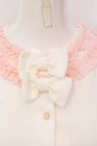 画像2: Angelic Pretty / リボントッピングカットカーディガン  オフシロ×ピンク O-25-04-10-020-AP-TO-IG-OS (2)