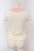 画像4: Angelic Pretty / リボントッピングカットカーディガン  オフシロ×ピンク O-25-04-10-020-AP-TO-IG-OS (4)