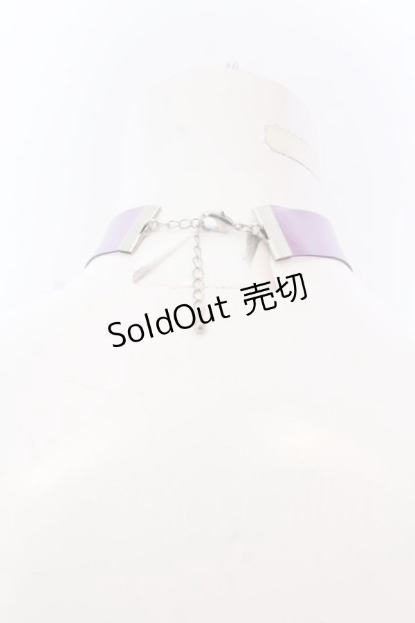 画像2: Amavel / CYBER CATS クリアチョーカー  パープル O-25-05-27-1035-CA-AC-OW-ZT444-F003 (2)