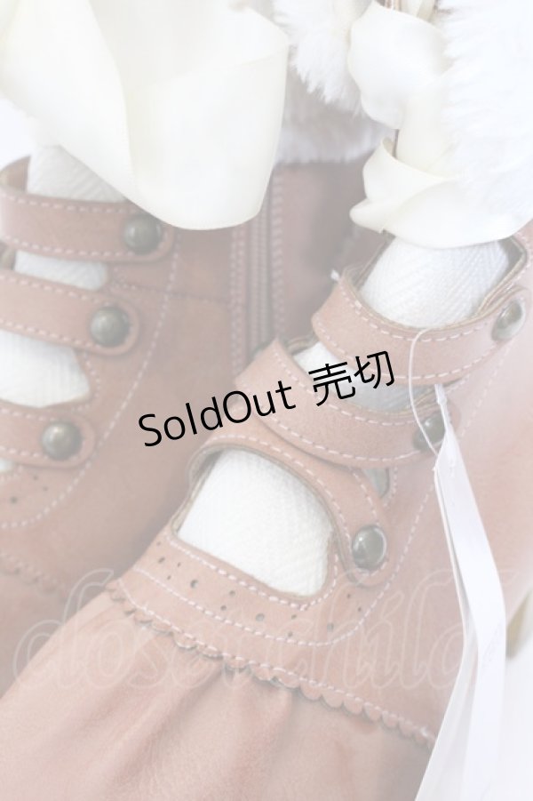 画像2: axes femme / ナポレオンミドルブーツ M 淡ピンク O-25-04-11-052-AX-SH-IG-ZT286 (2)