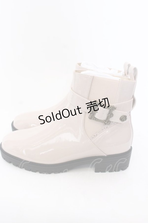 画像2: axes femme / サイドゴアベルトレインブーツ S ピンク O-25-04-11-058-AX-SH-OW-ZT273 (2)