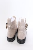 画像6: axes femme / サイドゴアベルトレインブーツ S ピンク O-25-04-11-058-AX-SH-OW-ZT273 (6)