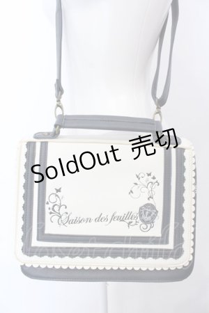 画像: axes femme / 3WAYセーラー襟風バッグ  アイボリー×ネイビー O-25-04-11-008-AX-BG-IG-ZT273