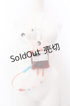 画像: AIKA ELETRONICS / 輸血ネックレス  レッド O-25-04-11-002-PU-AC-OW-OS