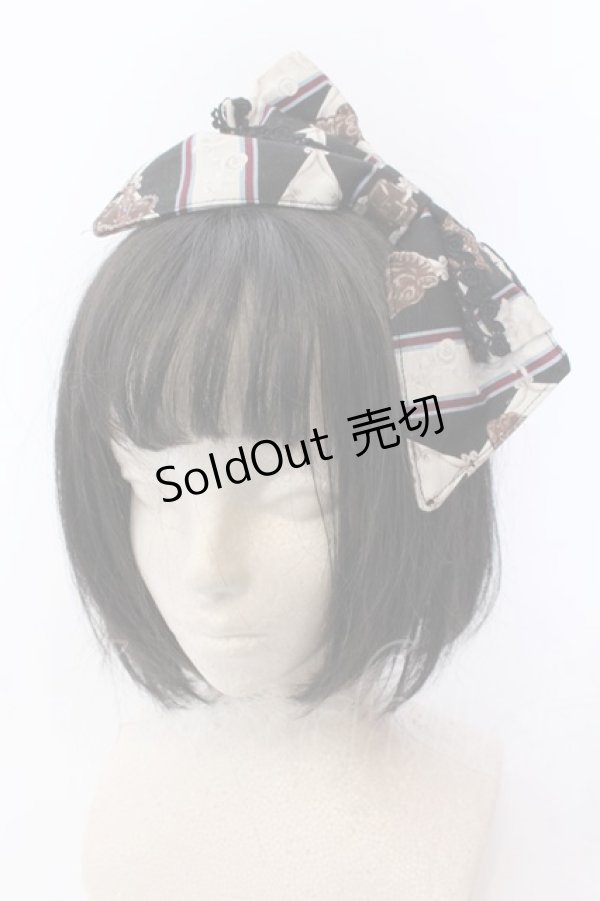 画像1: ALICE and the PIRATES / Misty Night Royal gameカチューシャ  クロ O-25-05-30-1053-PA-AC-IG-ZT445-F003 (1)