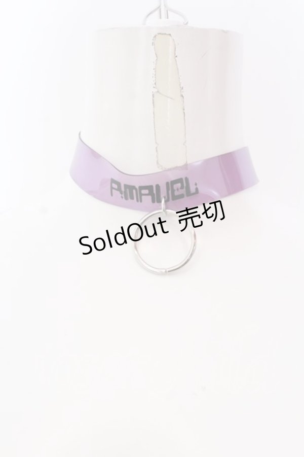 画像1: Amavel / CYBER CATS クリアチョーカー  パープル O-25-05-27-1035-CA-AC-OW-ZT444-F003 (1)