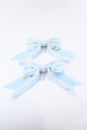 画像: BABY,THE STARS SHINE BRIGHT / Mariaanaリボンコーム  サックス O-25-04-11-041-BA-AC-OW-OS