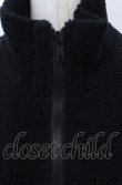 画像2: NieR Clothing / ボアジャケット F ブラック O-25-04-13-040-PU-JA-OW-C047 (2)