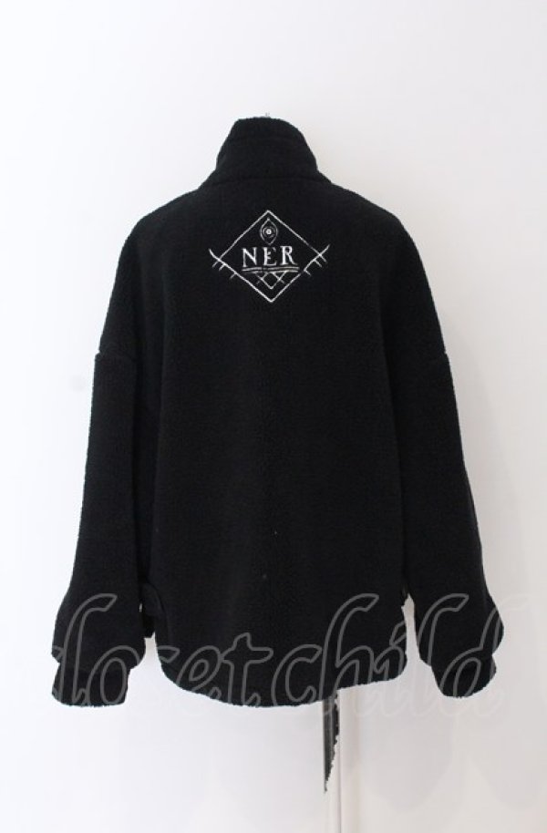 画像3: NieR Clothing / ボアジャケット F ブラック O-25-04-13-040-PU-JA-OW-C047 (3)