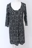 画像1: HYSTERIC GLAMOUR / スカルptロングTシャツ  ブラック O-25-04-13-052-PU-TO-OW-ZT219 (1)