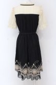 画像3: axes femme POETIQUE / 裾刺繍ワンピース M クロ O-25-04-13-058-AX-OP-OW-OS (3)