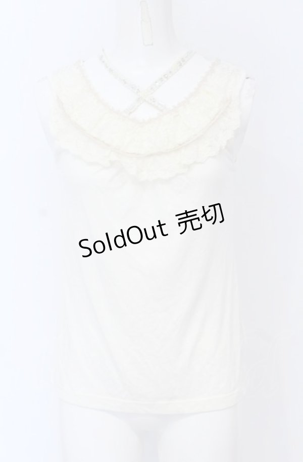 画像1: axes femme / 多レース使いクロスタンク M キナリ O-25-04-13-062-AX-TO-OW-OS (1)