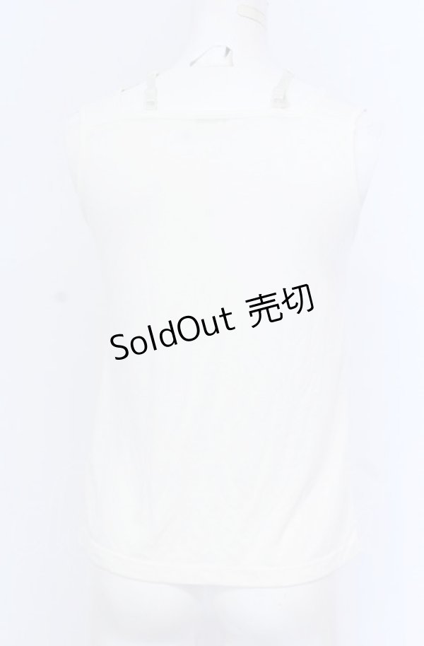 画像3: axes femme / 多レース使いクロスタンク M キナリ O-25-04-13-062-AX-TO-OW-OS (3)
