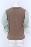 画像3: Maison de FLEUR Petite Robe canone / フルーツフィルのキャンディーカットソー M ブラウン O-25-04-13-072-EL-TO-OW-OS (3)