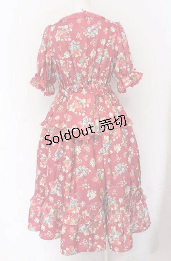 画像3: axes femme kawaii / クラシックベリーワンピース M アカ O-25-04-13-010-AX-OP-OW-OS (3)