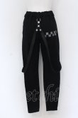 画像2: NieR Clothing / サスペンダー付きパンツ F ブラック O-25-04-13-002-PU-PA-OW-OS (2)