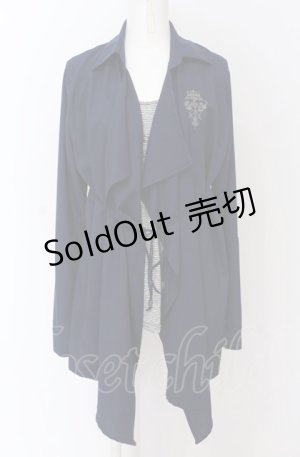 画像: Rozen Kavalier / シャツ重ね風トップス  ネイビー O-25-04-13-029-OO-TO-IG-OS