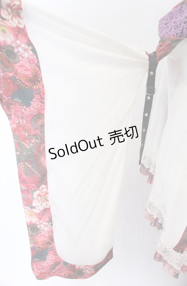 画像6: Qutie Frash / 後ろロングオフショル着物カーディガン  ピンク O-25-04-14-042-QU-TO-OW-OS (6)