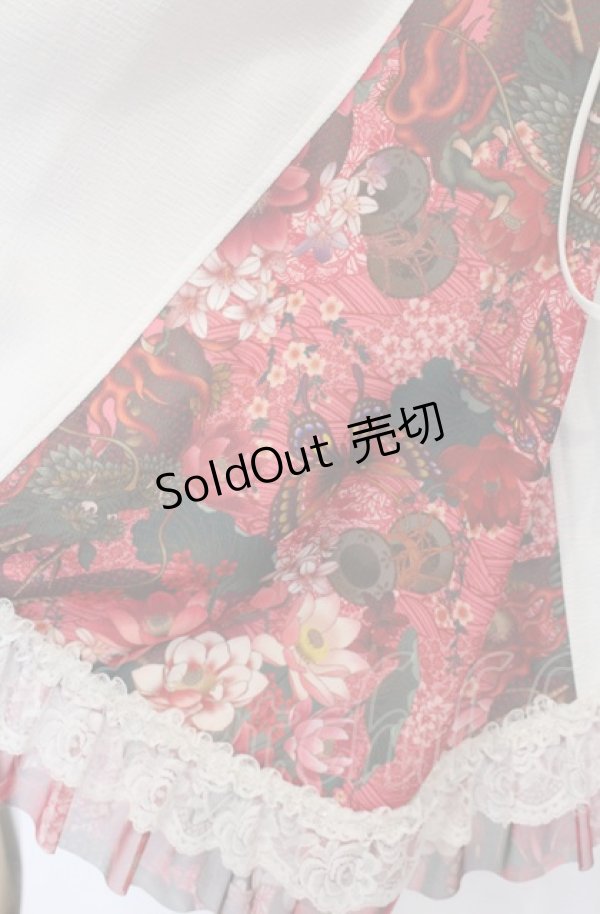 画像11: Qutie Frash / 後ろロングオフショル着物カーディガン  ピンク O-25-04-14-042-QU-TO-OW-OS (11)