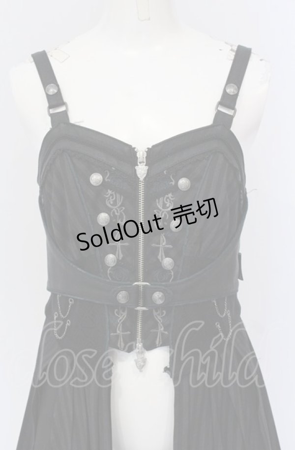 画像2: Ozz oneste / Dark Wizard ベストワンピース  ブラック O-25-04-14-043-OO-OP-OW-ZI (2)
