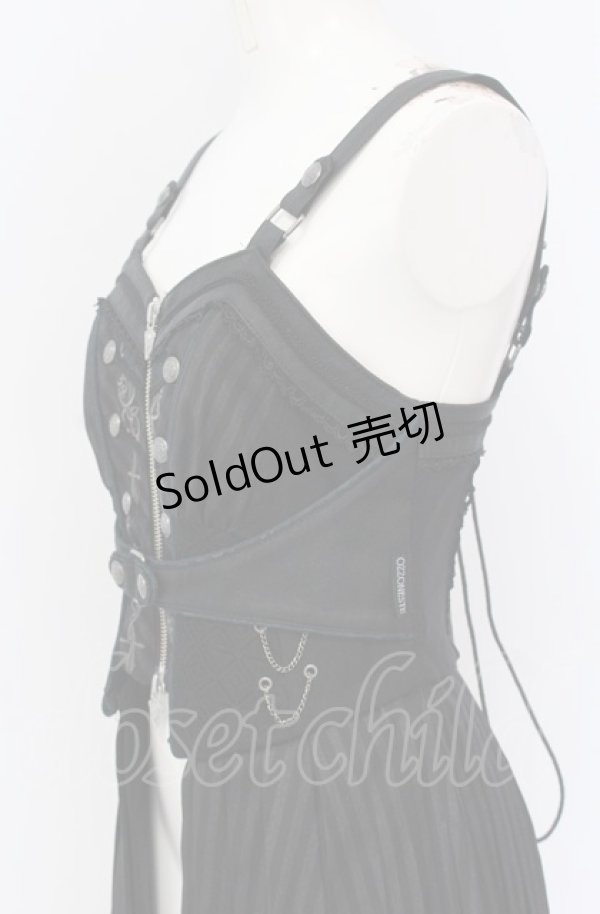 画像3: Ozz oneste / Dark Wizard ベストワンピース  ブラック O-25-04-14-043-OO-OP-OW-ZI (3)