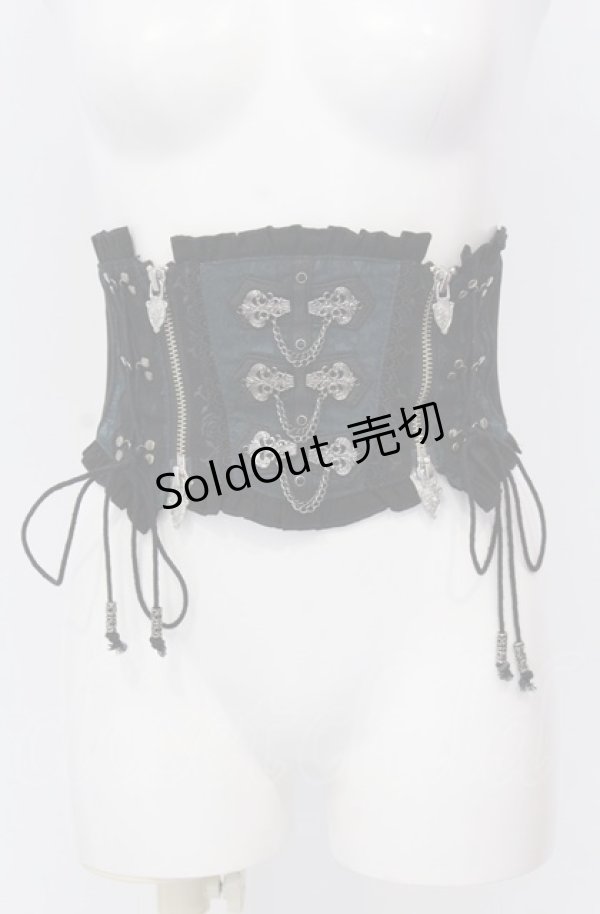 画像1: Ozz oneste / Dark Wizard コルセット  グリーン O-25-04-14-046-OO-OP-OW-OS (1)