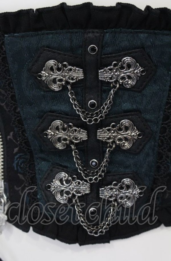 画像2: Ozz oneste / Dark Wizard コルセット  グリーン O-25-04-14-046-OO-OP-OW-OS (2)