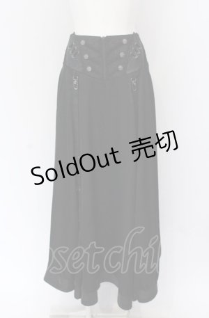画像: Ozz Croce / The Time of Awakening ロングスカート  ブラック O-25-04-14-050-OO-SK-OW-OS