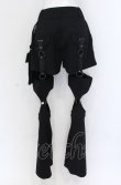 画像4: Ozz conte / Xeno protection 2way ショートパンツ  ブラック O-25-04-14-051-OO-PA-OW-OS (4)