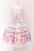 画像1: Angelic Pretty / Toy's Donut Diner エプロンドレスSet ジャンパースカート単品  サックス O-25-04-14-007-AP-OP-OW-OS (1)