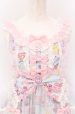 画像2: Angelic Pretty / Toy's Donut Diner エプロンドレスSet ジャンパースカート単品  サックス O-25-04-14-007-AP-OP-OW-OS (2)