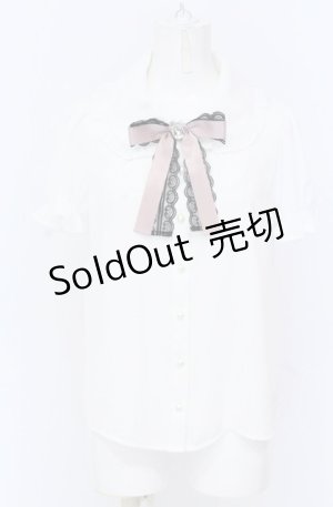 画像: Ank Rouge / リボンタックブラウス M シロ O-25-04-14-014-CA-BL-OW-OS