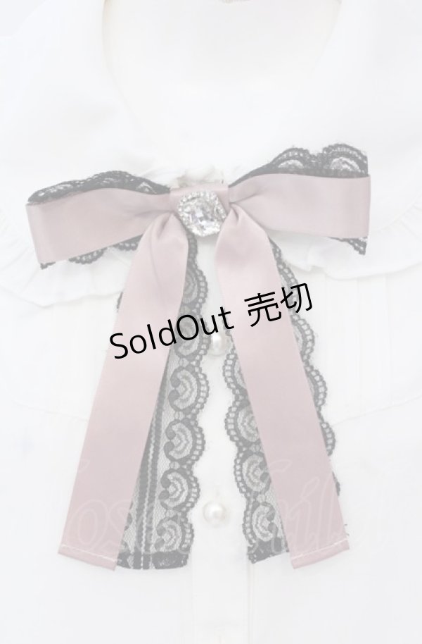 画像2: Ank Rouge / リボンタックブラウス M シロ O-25-04-14-014-CA-BL-OW-OS (2)