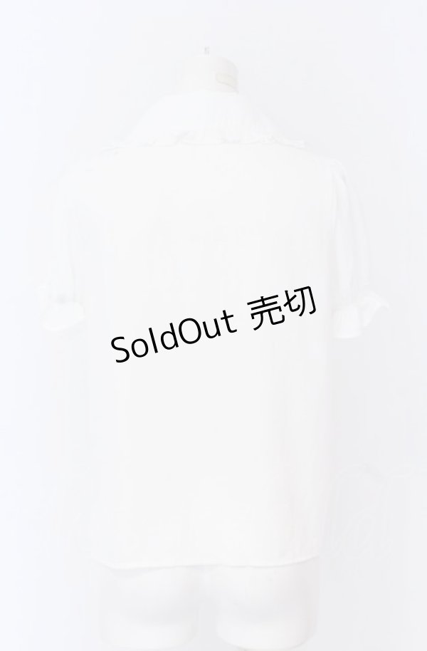 画像3: Ank Rouge / リボンタックブラウス M シロ O-25-04-14-014-CA-BL-OW-OS (3)